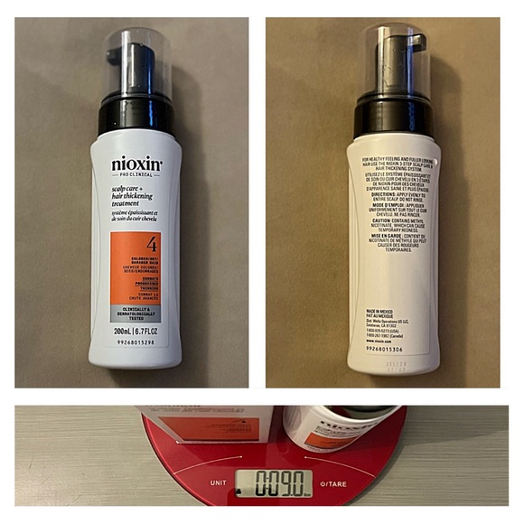 NIOXIN PRO CLINICAL 4 Leave In Treatment COLOR TREATED HAIR PROGRESSED THINNING - Picture 6 of 10